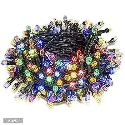 40 Feet 42 Led String Serial Lights, Copper Wire LED Decorative String Fairy Rice Lights for Indoor, Outdoor, Decoration, Festival, Party, Wedding, Garden, Lawn (Multicolor, Pack of 1)-thumb0