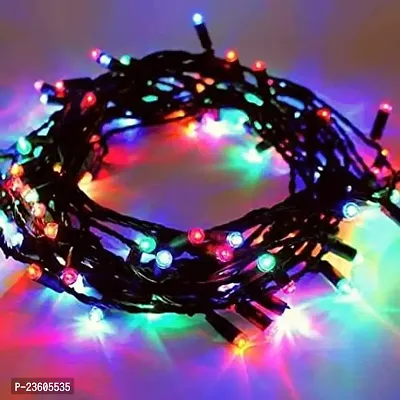 Diwali Decorative LED String Lights Serial Bulbs - Multicolor (13Meter-42led)-thumb0