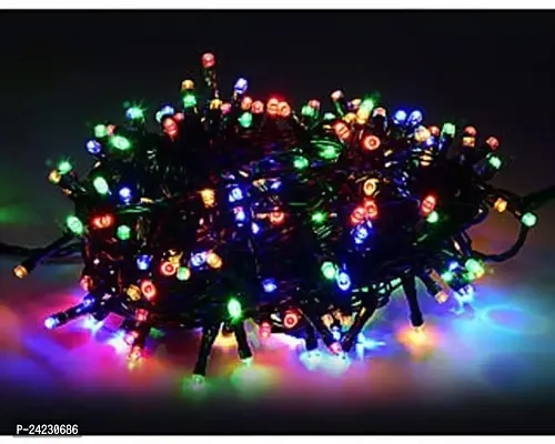 Multicolor LED Rice Light for Decoration 12 Meter String Series Light for Diwali Christmas Indoor Outdoor Decoration (Pack of 1) LED Lights for Diwali, Diwali Lights-thumb0