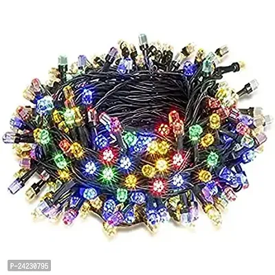 Multicolor LED Rice Light for Decoration 12 Meter String Series Light for Diwali Christmas Indoor Outdoor Decoration (Pack of 1) LED Lights for Diwali, Diwali Lights-thumb0