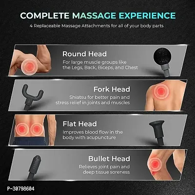 Massage Gun | Ultra Powerful Deep Tissue True Percussion Massager Machine for Pain Relief for Men and Women-thumb2