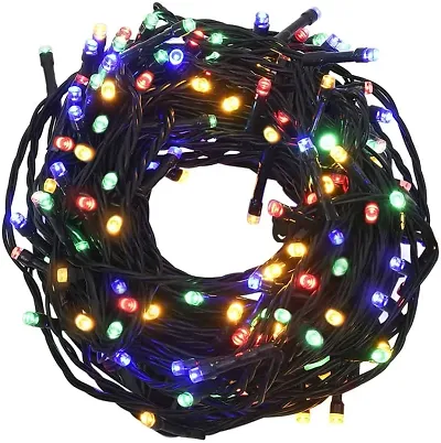 V? LED RGB String Lights 42 Meter Electric Ladi for Diwali Trusted-Tested for Home Decor Birthday Christmas Lights for Diwali Home Decoration Multicolor ||Pack of 1||AAZ20