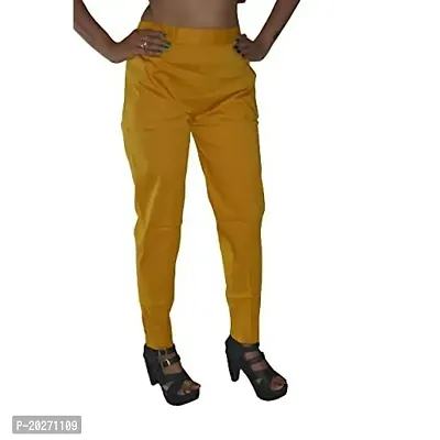 B.V. Fashions Women's Casual Slim Fit Cotton Trousers-thumb0