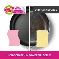 Scotch-Brite Plastic Utensil Non Scratch Scrub Sponge-Pack of 6-thumb2