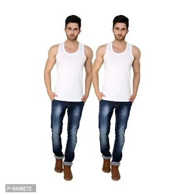 YOUNGMAN RN MENS VEST COMBO PACK OF 2 (WHITE)
