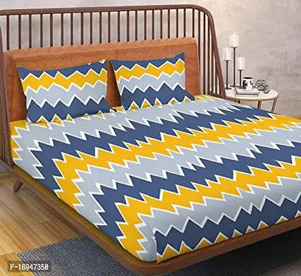 1 DOUBLE BEDSHEET WITH 2 PILLOW COVER