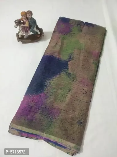 Women's Cotton Printed Saree without Blouse Piece