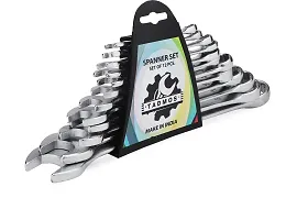 0531 Super Diamond Wrench Wrench Spanner Set Wrench Set Spanner Set Double Sided Combination Wrench Pack of 12-thumb1