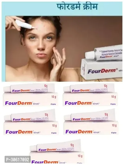 Four Derm C Cream Pack of 5  Pec 10 Gm-thumb0