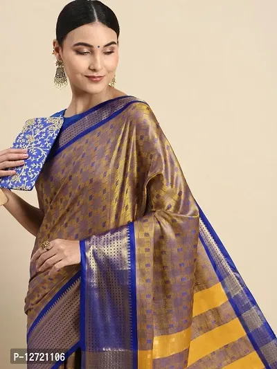 Woven Mysore Cotton Silk Saree-thumb0