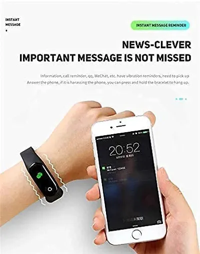 M4 Intelligence Bluetooth Health Wrist Smart Band Watch MonitorSmart  Bracelet Smart Watch for MenActivity