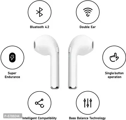 Headset bluetooth i7s original outlet