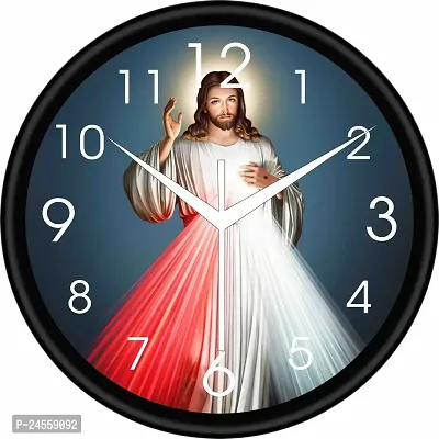 Designer Multicoloured Plastic Analog Wall Clock-thumb0