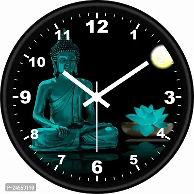 Designer Multicoloured Plastic Analog Wall Clock-thumb0