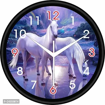 Designer Multicoloured Plastic Analog Wall Clock