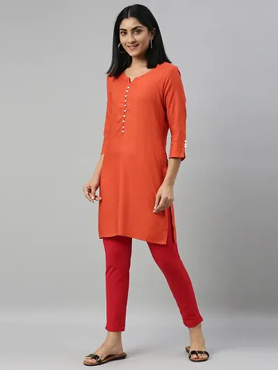 Stylish Straight Printed Cotton Kurta with Pant