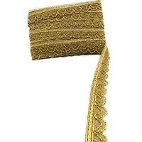 KAVMART 1 INCH Designer Tassel Lace Bundle Border for Dresses, Saree, Suit, Lehenga, Dupatta, Crafts etc - Pack of 9 Mtr-thumb2