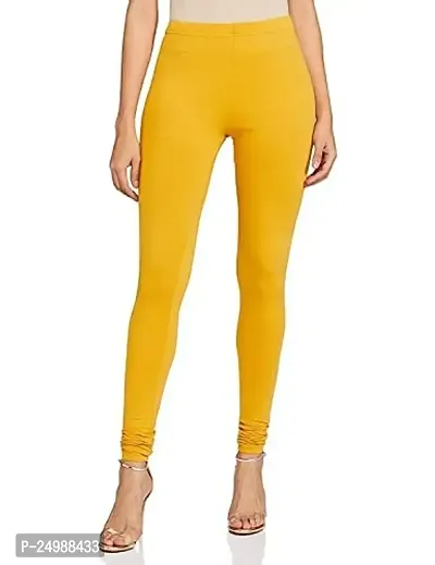 Kavmart FALTU WEAR Tailored Cut  Classic Fit Super Stretchable Cotton Elastane Fabric Churidar Leggings for Women-thumb0