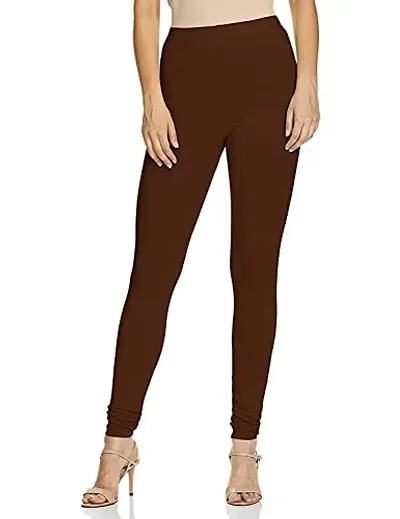 Kavmart FALTU WEAR Tailored Cut & Classic Fit Super Stretchable Cotton Elastane Fabric Churidar Leggings for Women