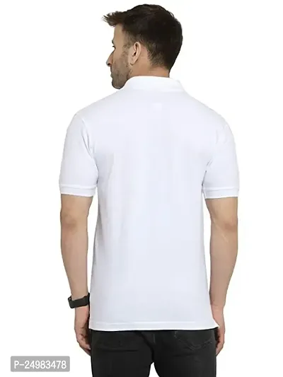 Kavmart Men's Regular Fit T-Shirt Collar and Sleeves Gives a Trendy Look-thumb3