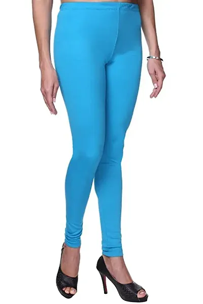 Kavmart FALTU WEAR Tailored Cut Classic Fit Super Stretchable Elastane Fabric Churidar Leggings for Women