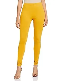 Kavmart FALTU WEAR Tailored Cut  Classic Fit Super Stretchable Cotton Elastane Fabric Churidar Leggings for Women-thumb1