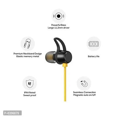 Realme Buds Wireless Bluetooth In Ear Neckband | With Mic | Assorted Color-thumb2