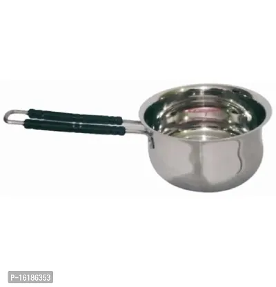 Modern Stainless Steel Saucepan/Teapan/Milkpan/Capacity- 1 Litre-thumb0