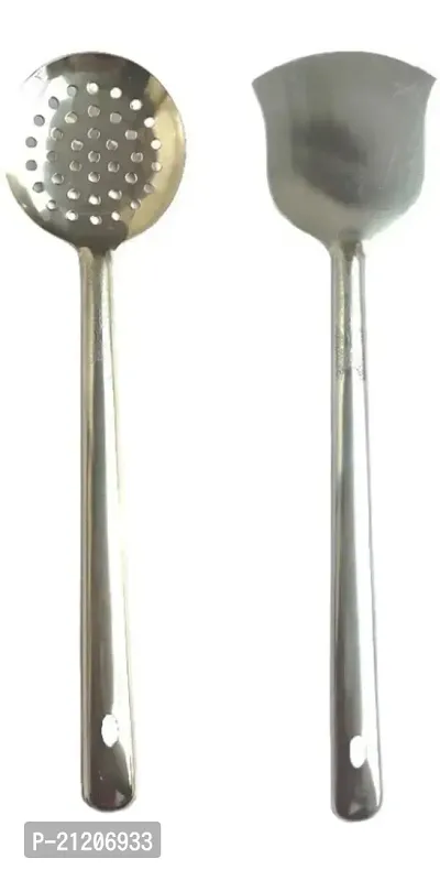 Stainless Steel Cooking Tool Set(Skimmer and Turner)