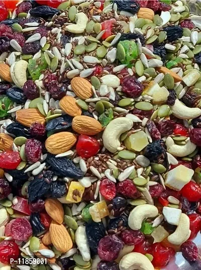 Kohinoor Hub Fresh and Healthy Dry Fruits Healthy Nutmix - 1 Kg. | [Almonds, Pistachios, Cashew, Kishmish, Apricot, Black Raisins] Healthy And 10+ Varieties ] 1kg