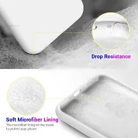 LIRAMARK Liquid Silicone Soft Back Cover Case for Apple iPhone 11 (White)-thumb3