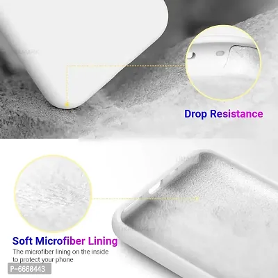 LIRAMARK Liquid Silicone Soft Back Cover Case for Apple iPhone 11 (White)-thumb4