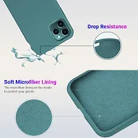 LIRAMARK Liquid Silicone Soft Back Cover Case for Apple iPhone 11 Pro Max (Pine Green)-thumb3