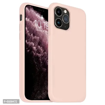 LIRAMARK Liquid Silicone Soft Back Cover Case for Apple iPhone 11 Pro Max (Pink)