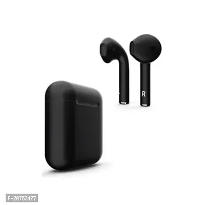 I12 TWS INPODS BLACK WITH CHARGING CASE EARBUDS BLUETOOTH 5.0 SUPPORT SYSTEM-thumb5