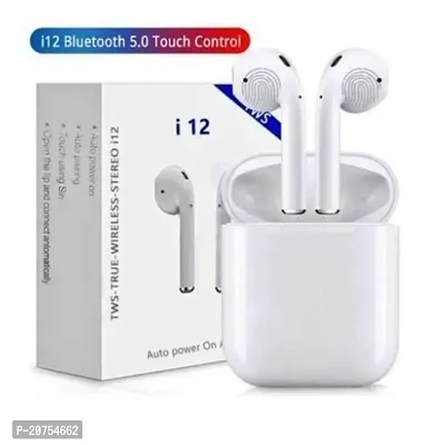 I12 TWS INPODS BLACK WITH CHARGING CASE EARBUDS BLUETOOTH 5.0 SUPPORT SYSTEM-thumb3