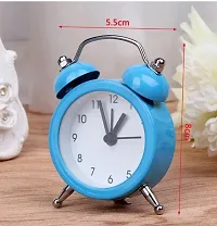 Style well Blue Color Metal Loud Alarm Clock For Home Bedroom Study Office Table (Pack Of 1)-thumb1