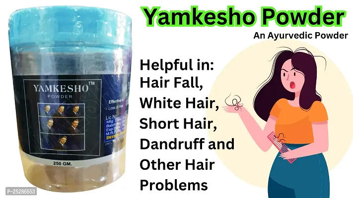 Yamkesho Powder |  An Ayurvedic Powder For Hair Fall, Dandruff, White Hair, Long Hair | 250GM Each | Devson Pharma-thumb2