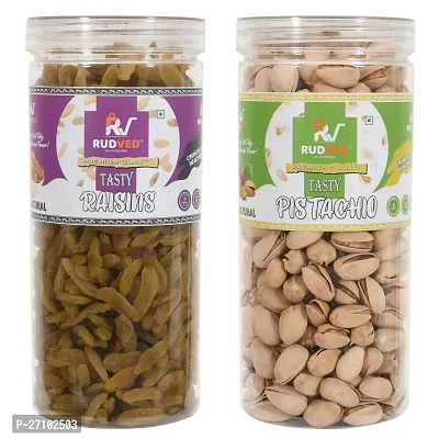 Premium Dry Fruits Combo Pack Of Healthy Pistachios And Raisins