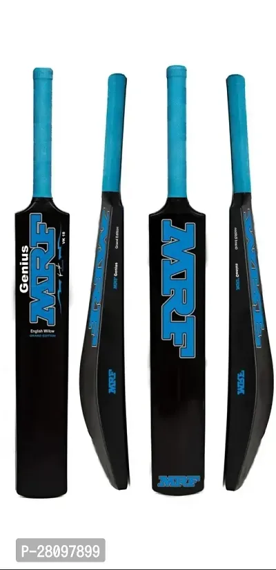 Heavy duty black blue MRF Hard plastic cricket bat For 14+ year-thumb0