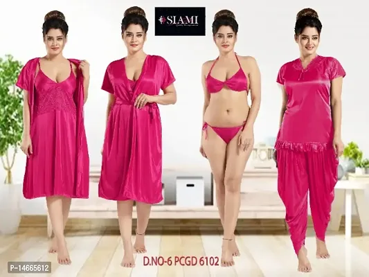 Siami Dreamy Delights: A Collection of Six Bridal Nighties for Your Special Night