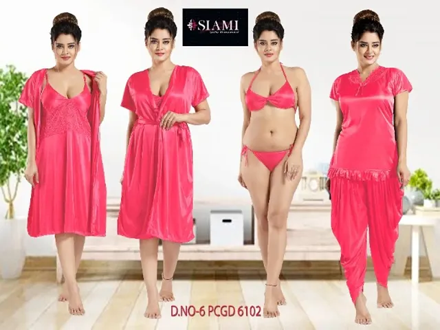 Hot Selling Satin Nighty Women's Nightwear 