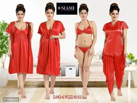 Siami Dreamy Delights: A Collection of Six Bridal Nighties for Your Special Night