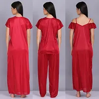 Stylish Fancy Satin Nighty For Women-thumb1