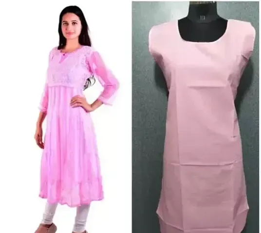 Women Stylish Net Solid A-Line Kurta