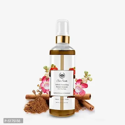 Seer Secrets Lemon Shorea Cinnamon Sebum Retarding Facial Cleanser