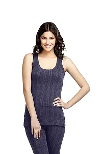 Crystal Zone Women Thermal Winter Wear Top | Sleeveless Thermal Camisole Top for Women/Girls, pack of 1 (black) (L)-thumb4