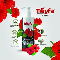Treyfa Hibiscus shampoo for hair growth  dandruff control | Absolute repair shampoo for hair follicle strengthening, long  shining hair-thumb1