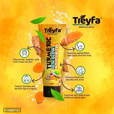 Treyfa Turmeric skin glow moisturizer for intense hydration  nourishment | Wild turmeric for Face, skin  body | Skin whitening cream for age spots, dark spots, wrinkles, fine lines correction-thumb2