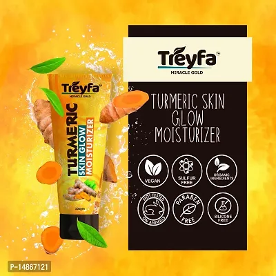 Treyfa Turmeric skin glow moisturizer for intense hydration  nourishment | Wild turmeric for Face, skin  body | Skin whitening cream for age spots, dark spots, wrinkles, fine lines correction-thumb3